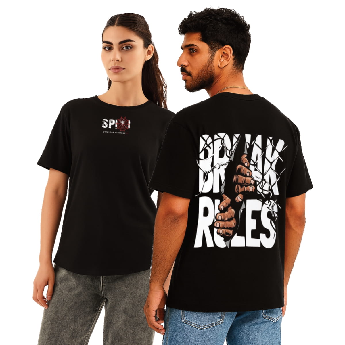 “Break the Rules” Graphic Tee – Bold Statement Streetwear