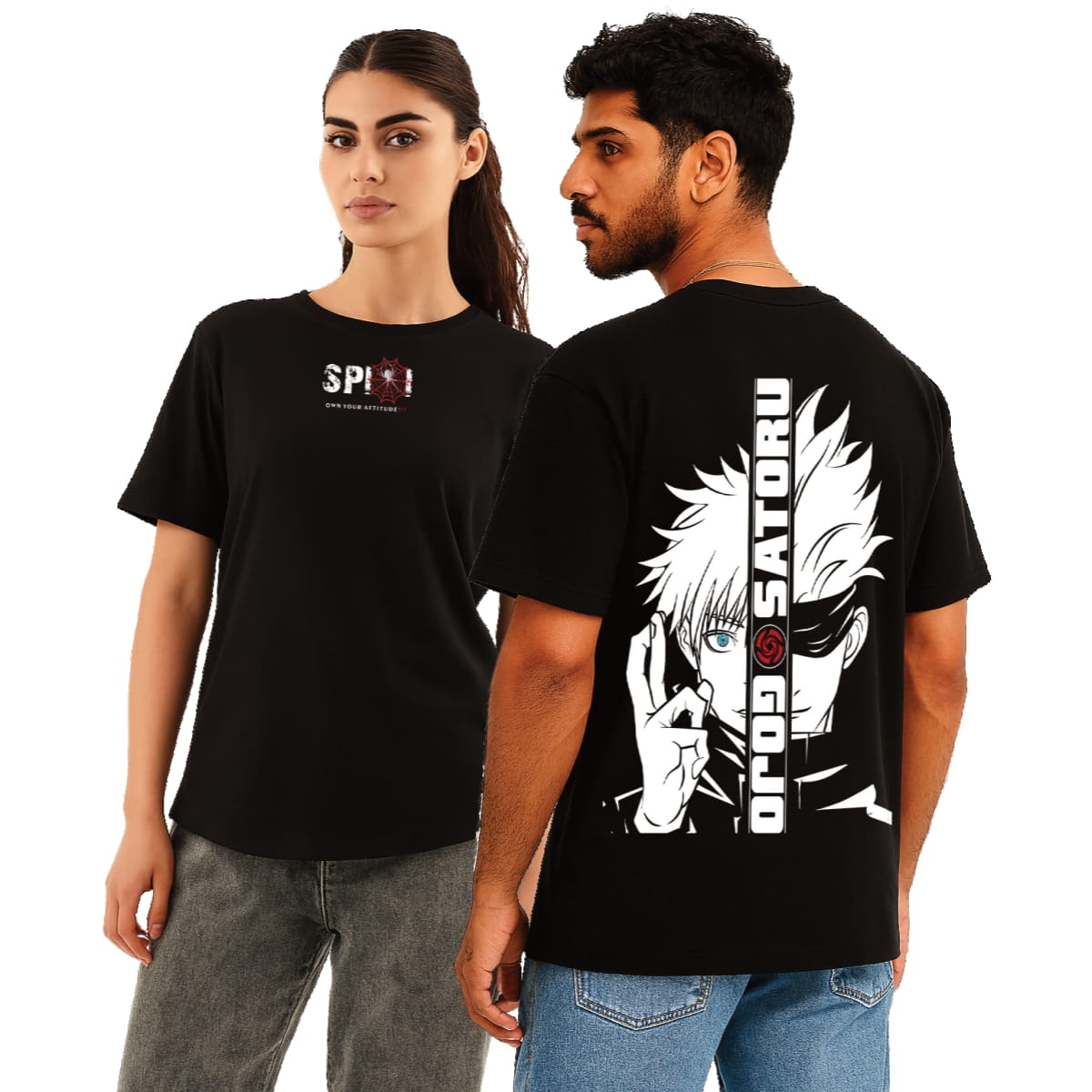 "Limitless Power – Satoru Gojo Anime Tee"